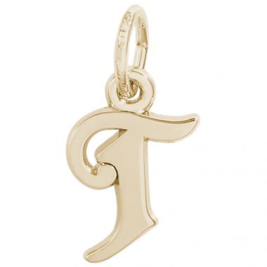 Rembrandt 14k Gold Initial T Charm