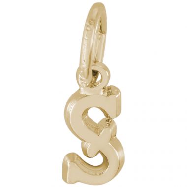 Rembrandt 14k Gold Initial S Charm