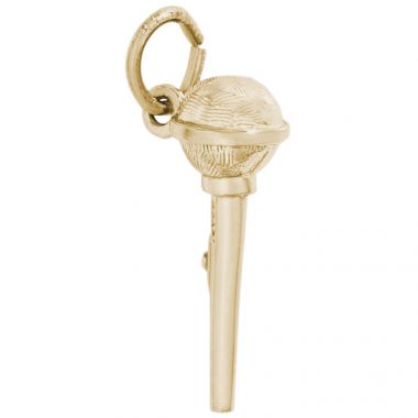 Rembrandt 14k Gold Microphone Charm