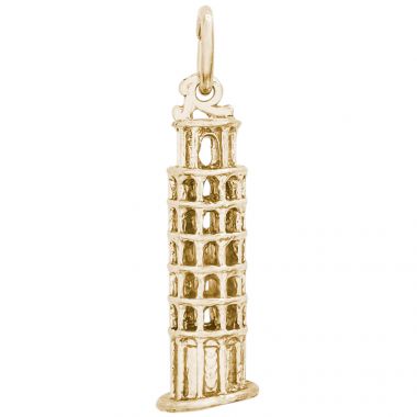 Rembrandt 14k Gold Leaning Tower of Pisa Charm