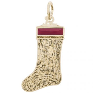 Rembrandt 14k Gold Christmas Stocking Charm