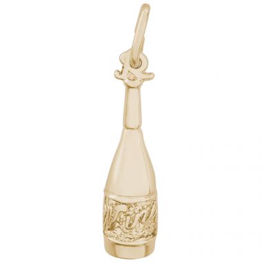 Rembrandt 14k Gold Wine Bottle Charm