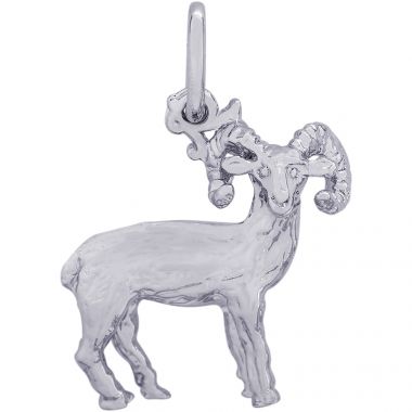 Sterling Silver Big Horn Sheep Charm