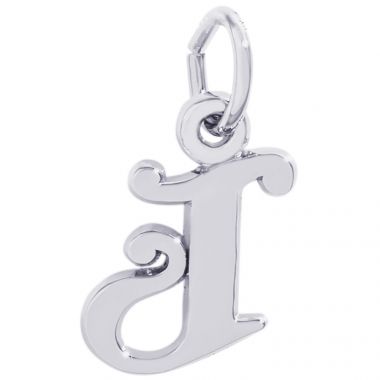 Rembrandt Sterling Silver Initial J Charm
