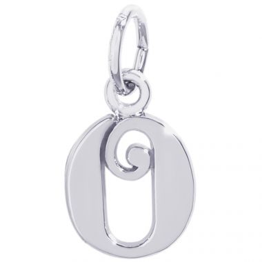 Rembrandt Sterling Silver Initial O Charm