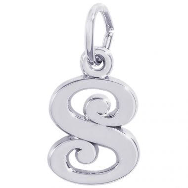 Rembrandt Sterling Silver Initial S Charm