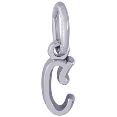 Rembrandt Sterling Silver Initial C Charm