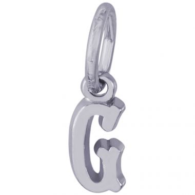 Rembrandt Sterling Silver Initial G Charm