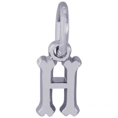 Rembrandt Sterling Silver Initial H Charm