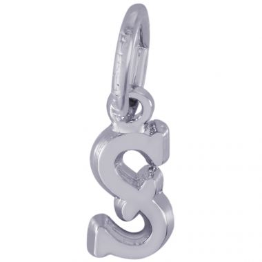 Rembrandt Sterling Silver Initial S Charm
