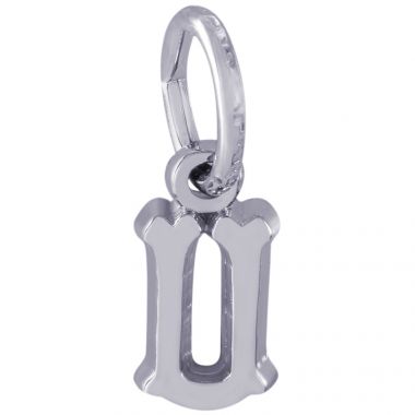 Rembrandt Sterling Silver Initial U Charm