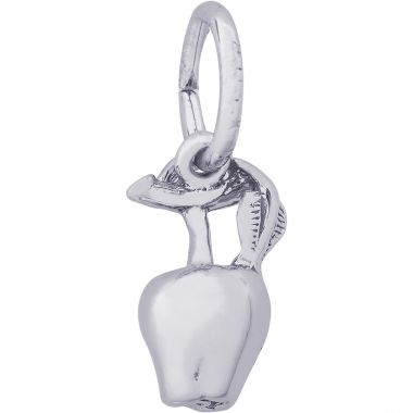 Rembrandt Sterling Silver Apple Charm