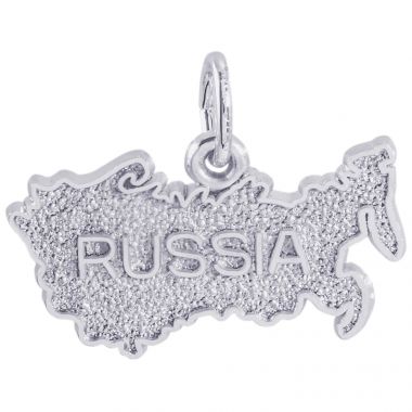 Rembrandt Sterling Silver Russia Charm
