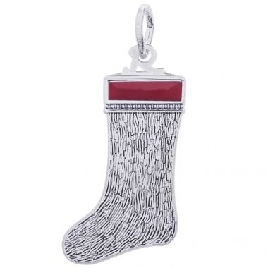 Rembrandt Sterling Silver Christmas Stocking Charm