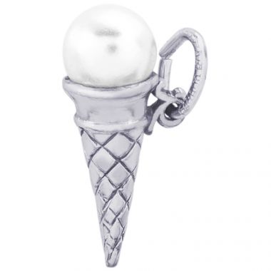 Rembrandt Sterling Silver Ice Cream Cone Charm