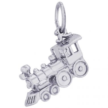 Rembrandt Sterling Silver Train Charm