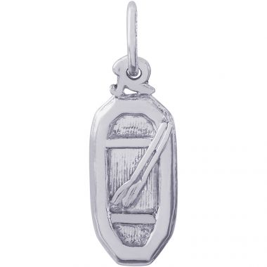 Rembrandt Sterling Silver White Water Raft Charm