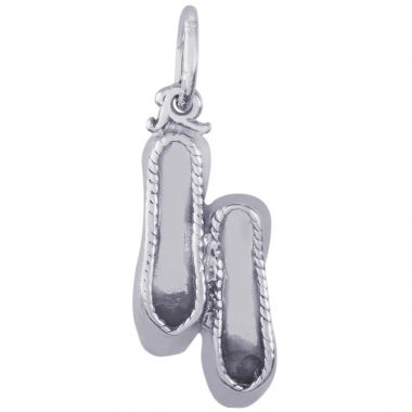 Rembrandt Sterling Silver Ballet Slippers Charm