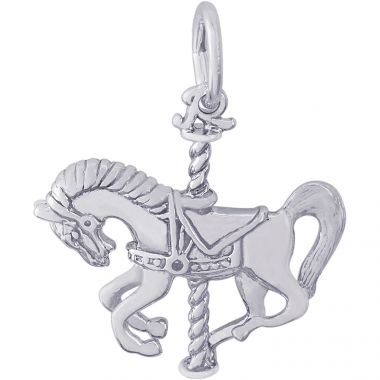 Rembrandt Sterling Silver Carousel Horse Charm