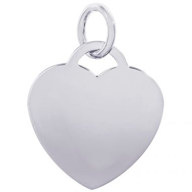 Rembrandt Sterling Silver Medium Heart - Classic Charm