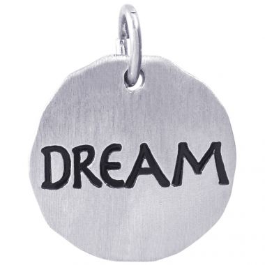Rembrandt Sterling Silver Dream Charm Tag Charm