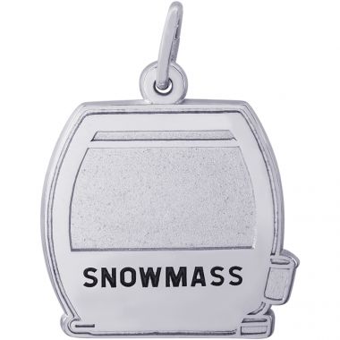 Rembrandt Sterling Silver Snowmass Cable Car Charm